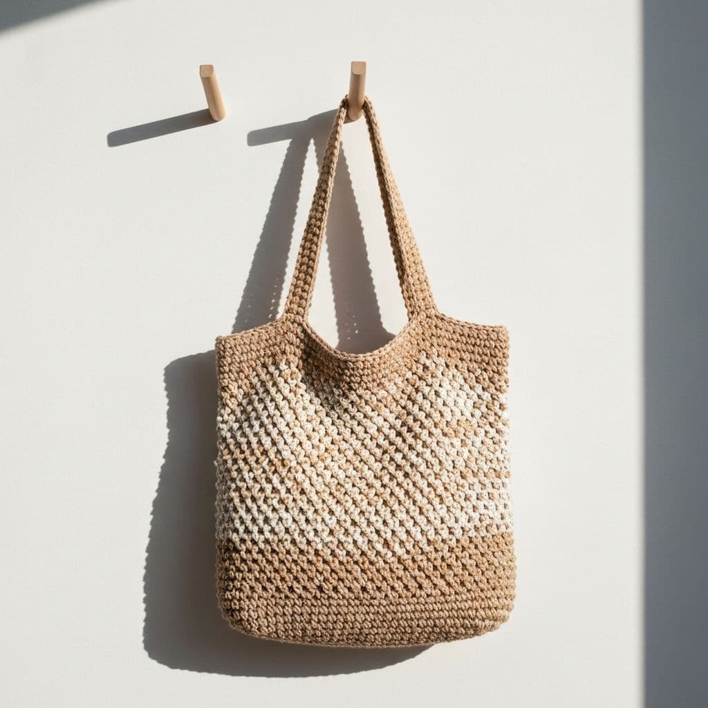 Bolso tejido a mano